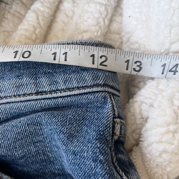 Re/Done Jeans 70s Ultra High Rise Stove Pipe Jeans Size 25 - Picture 11 of 14